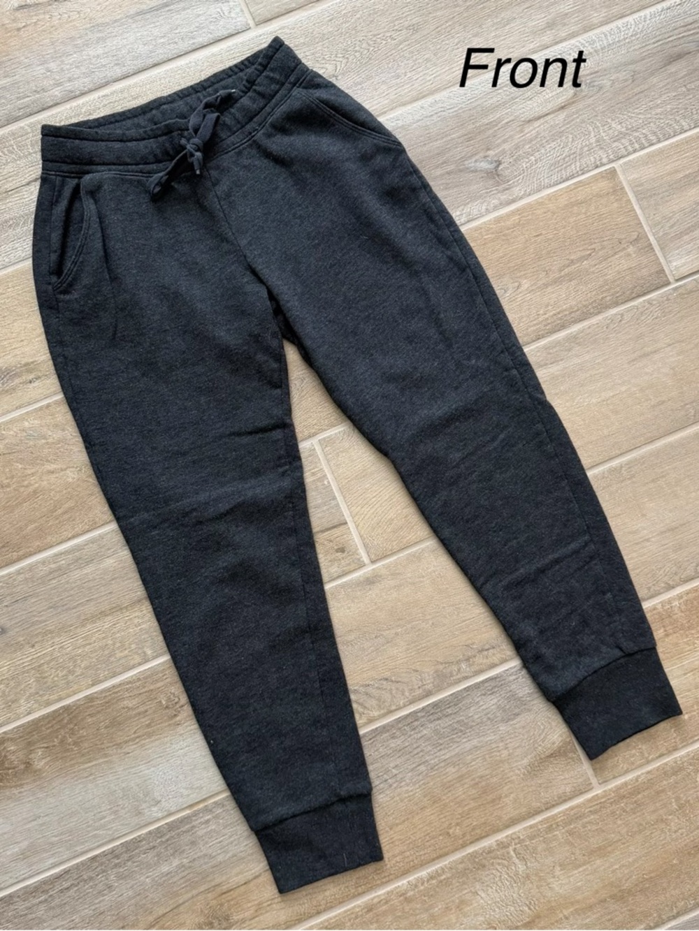 PINK Victoria's Secret Black Jogger Sweatpants - Picture 2 of 4